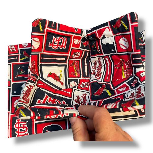 St Louis Cardinals Quilted Hot Pad Bowl Cozy Microwave MLB Baseball Set of 3 - Picture 6 of 11